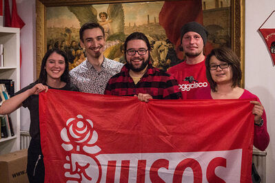 (v.l.n.r): Lea Wolter, Richard Schmidt, Paul Wichtermann, Marc Freisinger und Bettina Drummer